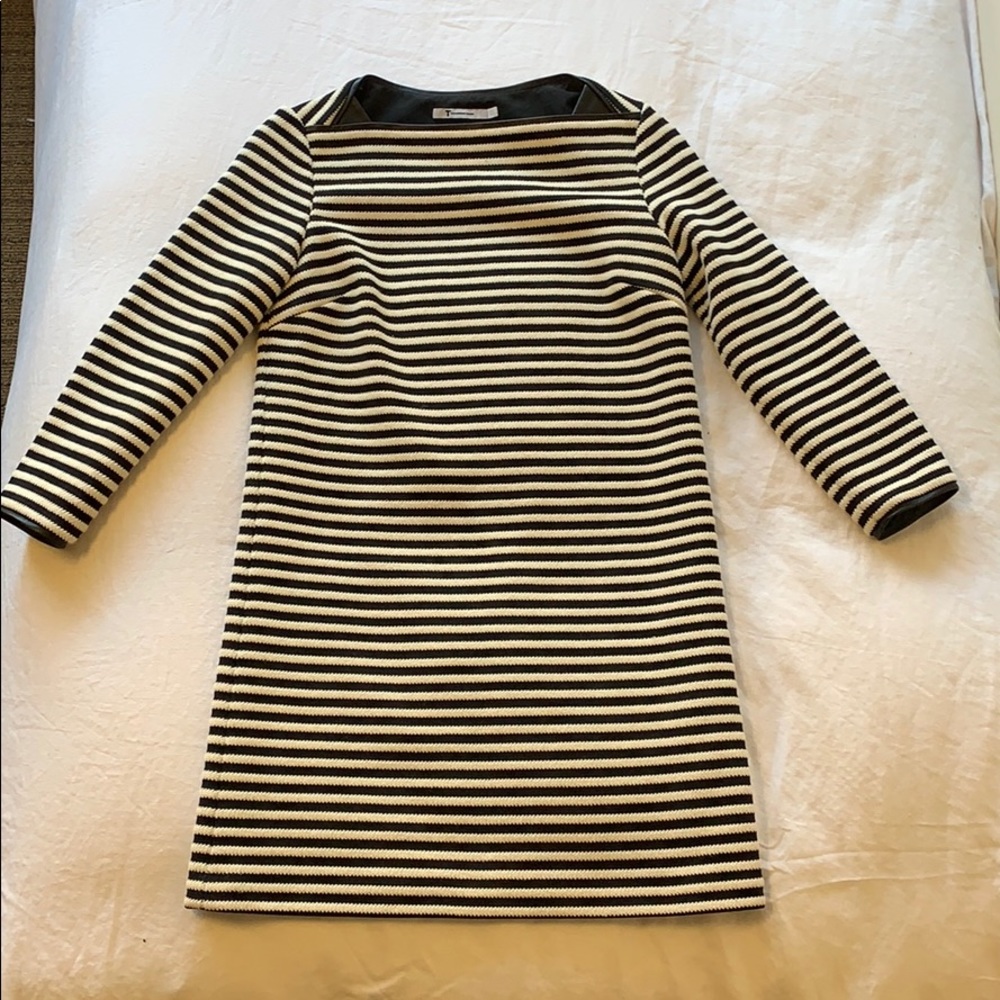 T by Alexander Wang striped mini dress